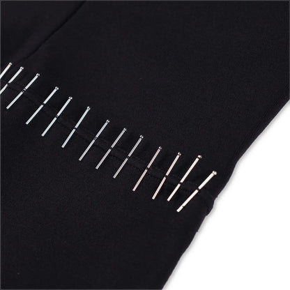 ALAIA Womens Mini Dress Scoop Neck Sleeveless Pin Side Detail Black 38 RRP 2530 — View 5