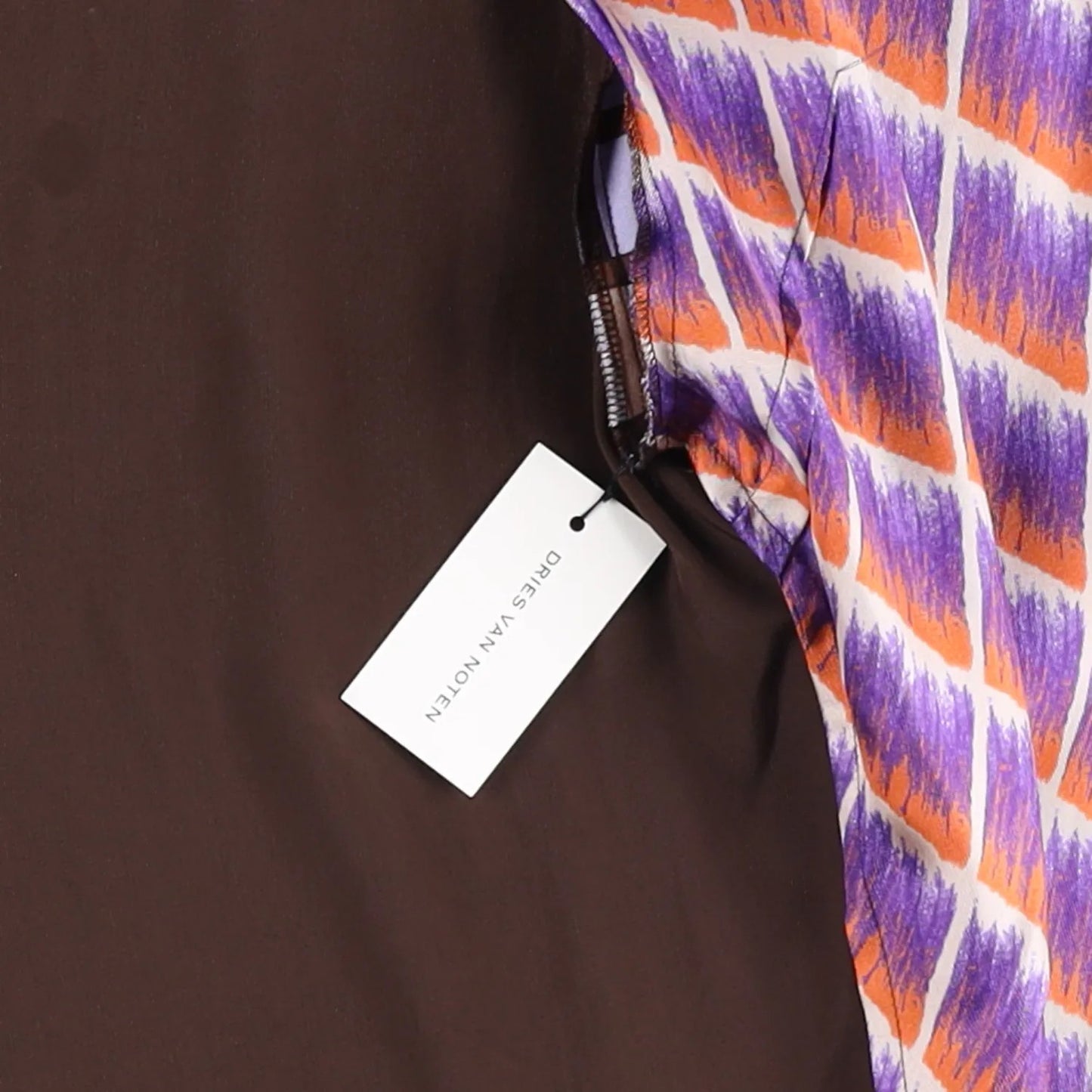 DRIES VAN NOTEN Mens Shirt Silk Button-Up Multicoloured Size 40 RRP 795 — View 7