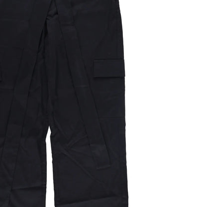 JADE CROPPER Womens Wrap Belt Cargo Trousers Black High Rise Wide Leg XS RRP 575 — View 8