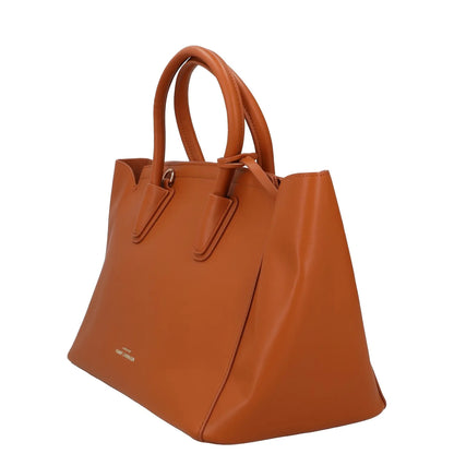 ATELIERS SAINT GERMAIN Womens Satchel Top Handle Bag Brown Leather L RRP689 — View 2
