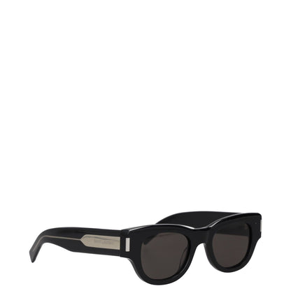 SAINT LAURENT Womens Square Sunglasses Black Acrylic Tinted Lens One Size RRP250