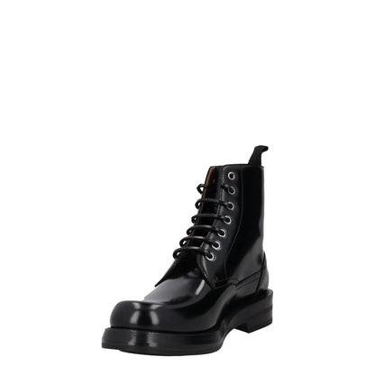 DIOR HOMME Mens Carlo Combat Boots Patent Leather Black Lace Up UK 12 RRP 1150 — View 3