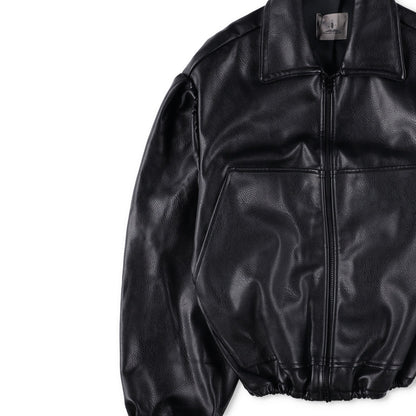 BORAMY VIGIEUR Faux Leather Full Zip Mens Biker Jacket Size Small RRP500 — View 4