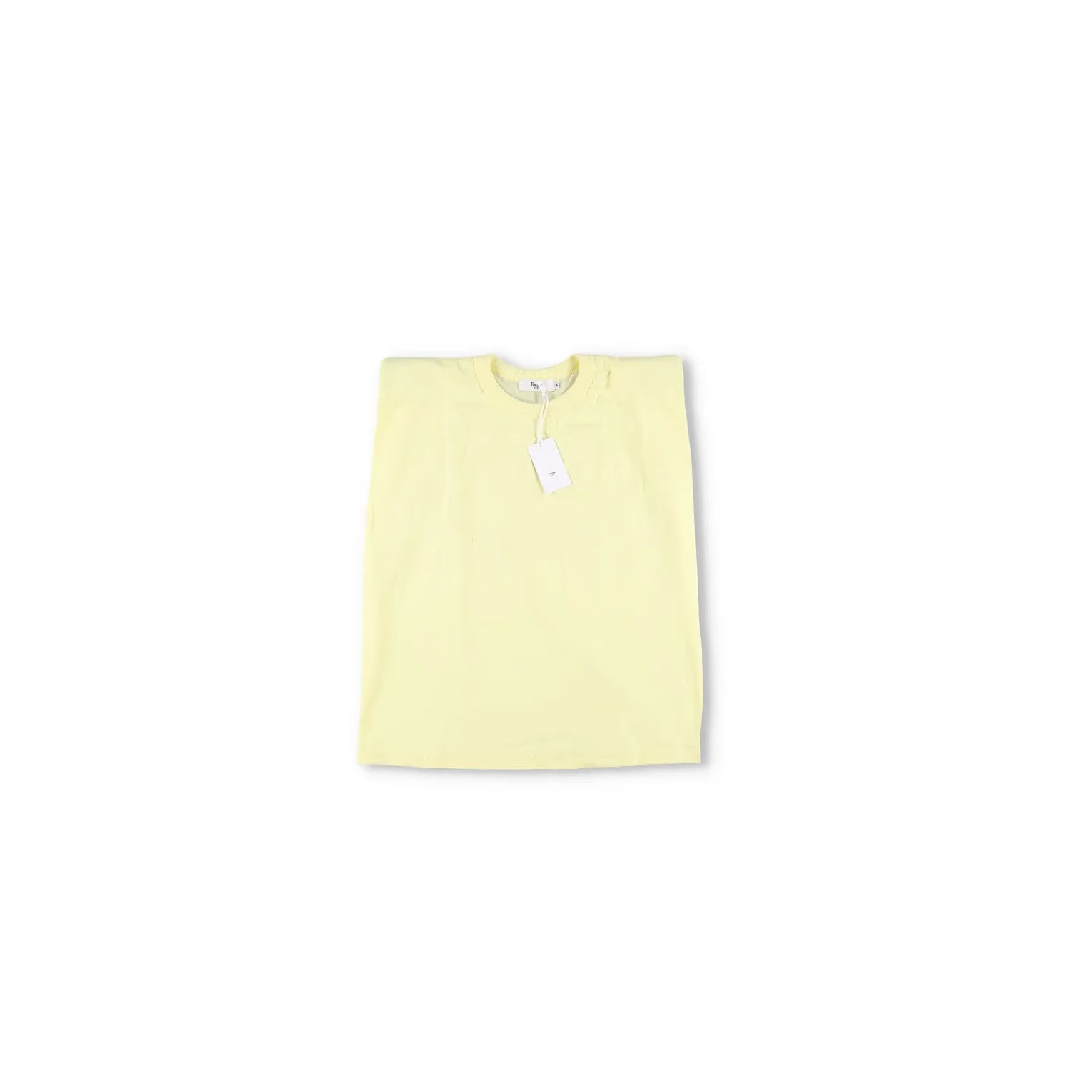 FRANKIE SHOP Womens Top Cotton Sleeveless Crew Neck Yellow Size M RRP 125 — View 5