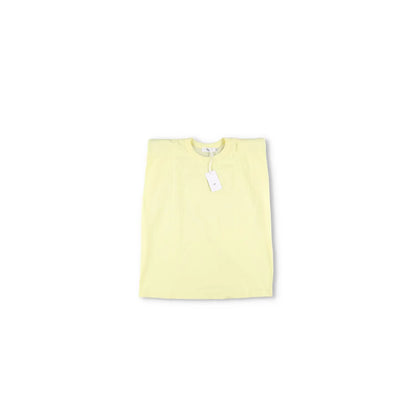 FRANKIE SHOP Womens Top Cotton Sleeveless Crew Neck Yellow Size M RRP 125 — View 5