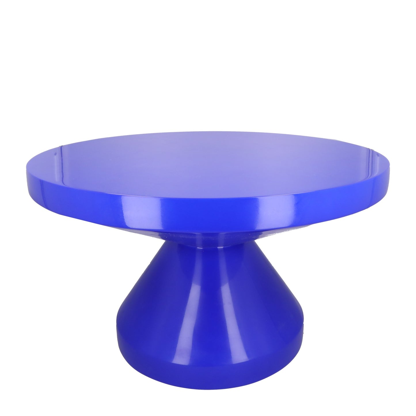 POLS POTTEN Zig Zag Coffee Table Blue Glossy Modern One Size RRP 677.8 — View 5
