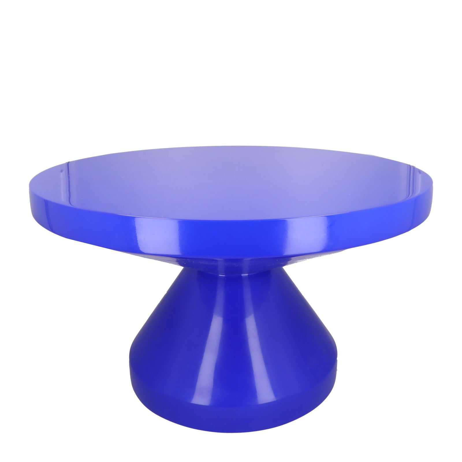 POLS POTTEN Zig Zag Coffee Table Blue Glossy Modern One Size RRP 677.8 — View 5