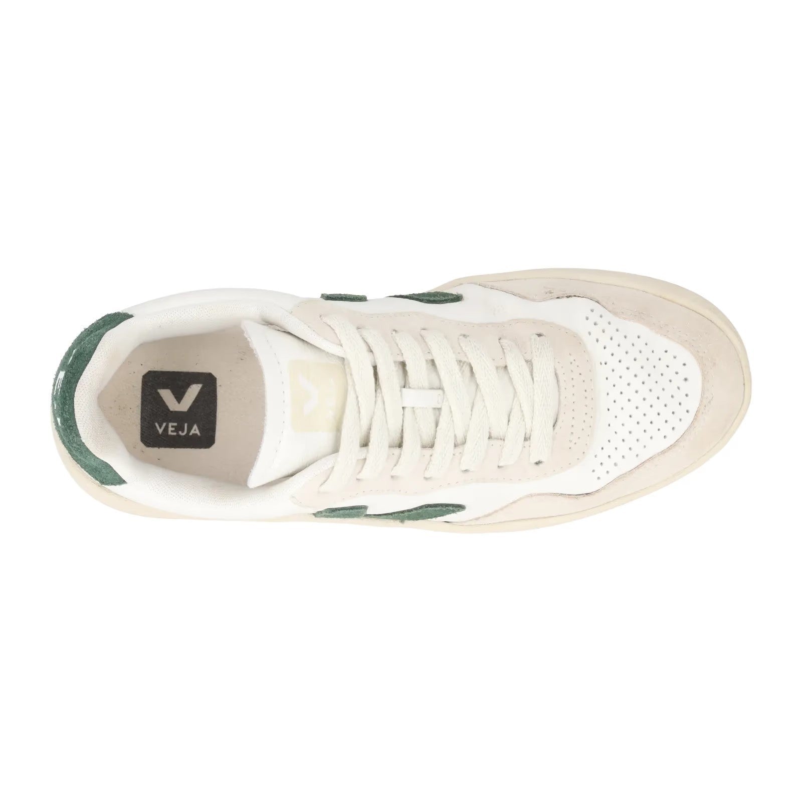 VEJA Womens V 90 Low Top Leather Sneaker White Trainer Lace Up UK 4 RRP 150 — View 7