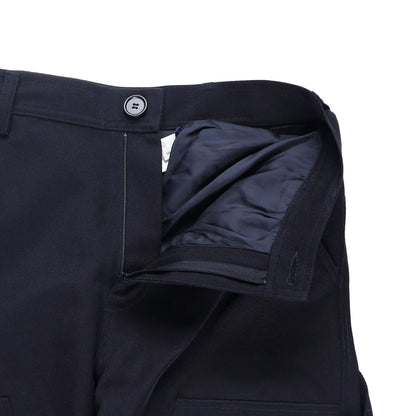 SIMONE ROCHA Mens Workwear Trousers Navy Blue Wide Leg Cargo Pocket S RRP 695 — View 9