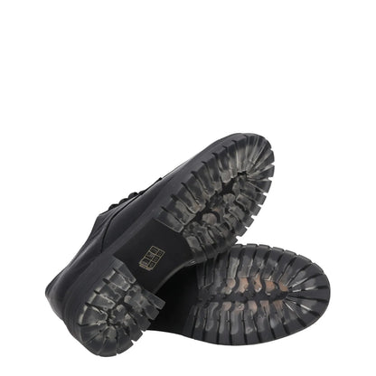 HAVVA MUSTAFA Womens Shoes Flat Round Toe Black Leather Lace Up UK 5 RRP 300 — View 8