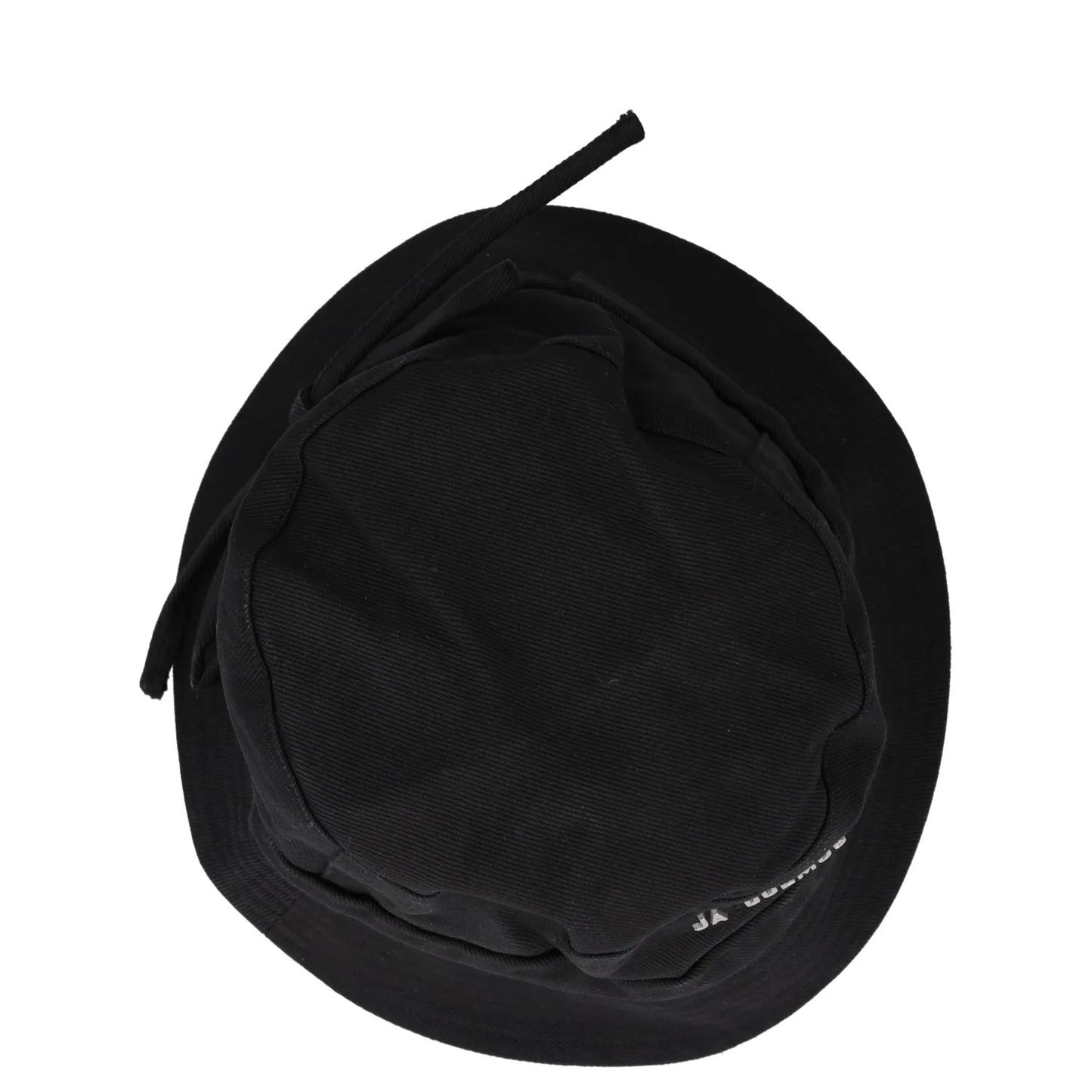JACQUEMUS Womens Le Bob Gadjo Bucket Hat Black Cotton Logo Size 58 RRP 100 — View 7
