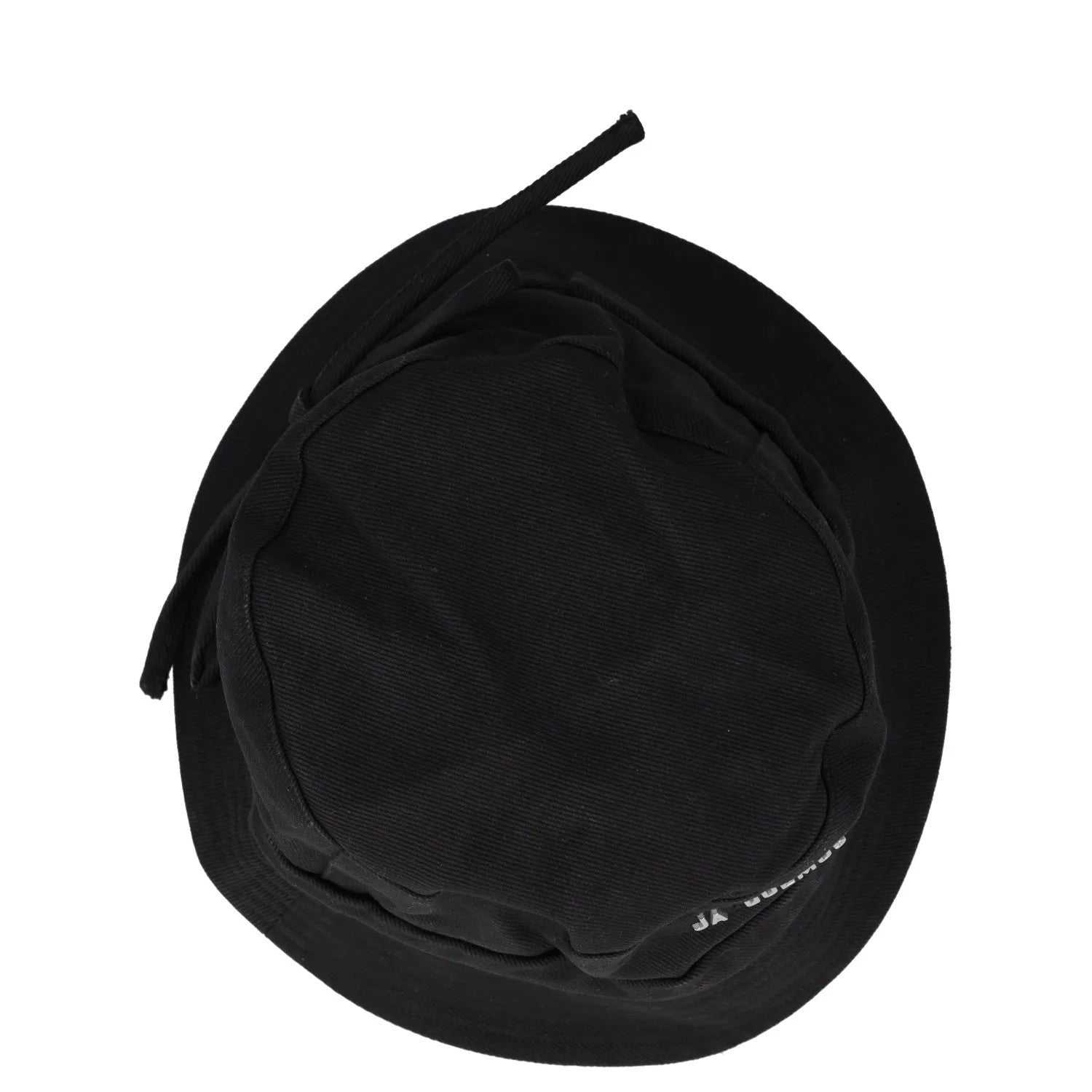 JACQUEMUS Womens Le Bob Gadjo Bucket Hat Black Cotton Logo Size 58 RRP 100 — View 7