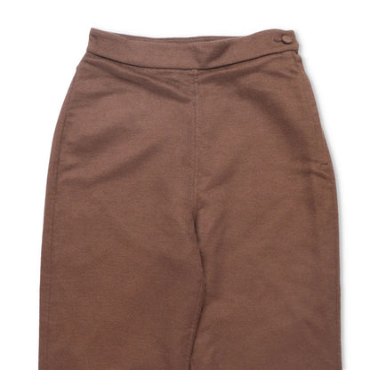 NANUSHKA Womens Bya Slim Leg Trousers Brown Wool Blend High Waist XS RRP 625 — View 2