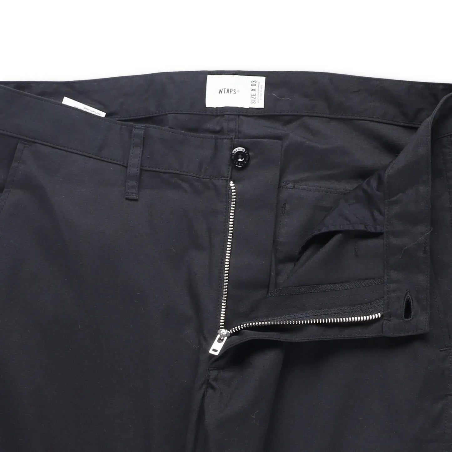 WTAPS Mens Black Cotton Cargo Trousers Regular Fit Button Closure Size 3 RRP 300 — View 5