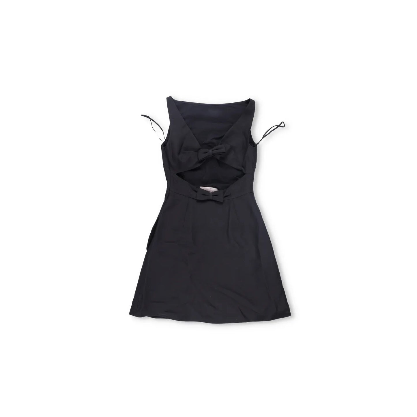 VALENTINO Womens Dress Black Sleeveless Knee Length Boat Neck Pullover RRP 400 — View 6