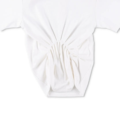 MAGDA BUTRYM Womens Re25 T-Shirt 01 Ruffle Short Sleeve Crop White 34 RRP 330 — View 7