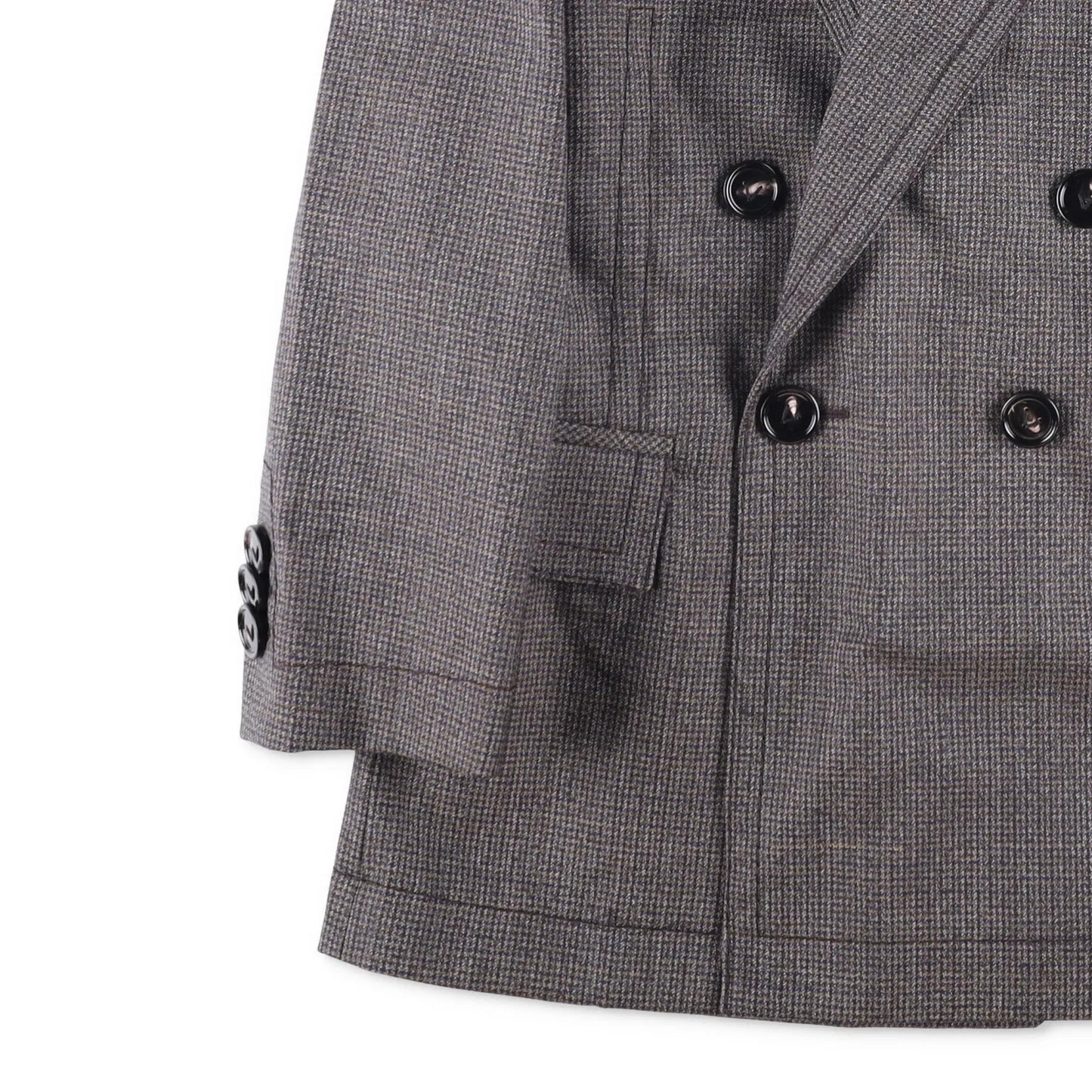 BOTTEGA VENETA Womens Blazer Jacket Double Breasted Sriped Grey 40 RRP 2420 — View 3