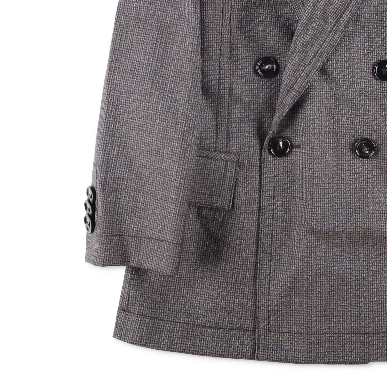 BOTTEGA VENETA Womens Blazer Jacket Double Breasted Sriped Grey 40 RRP 2420 — View 3