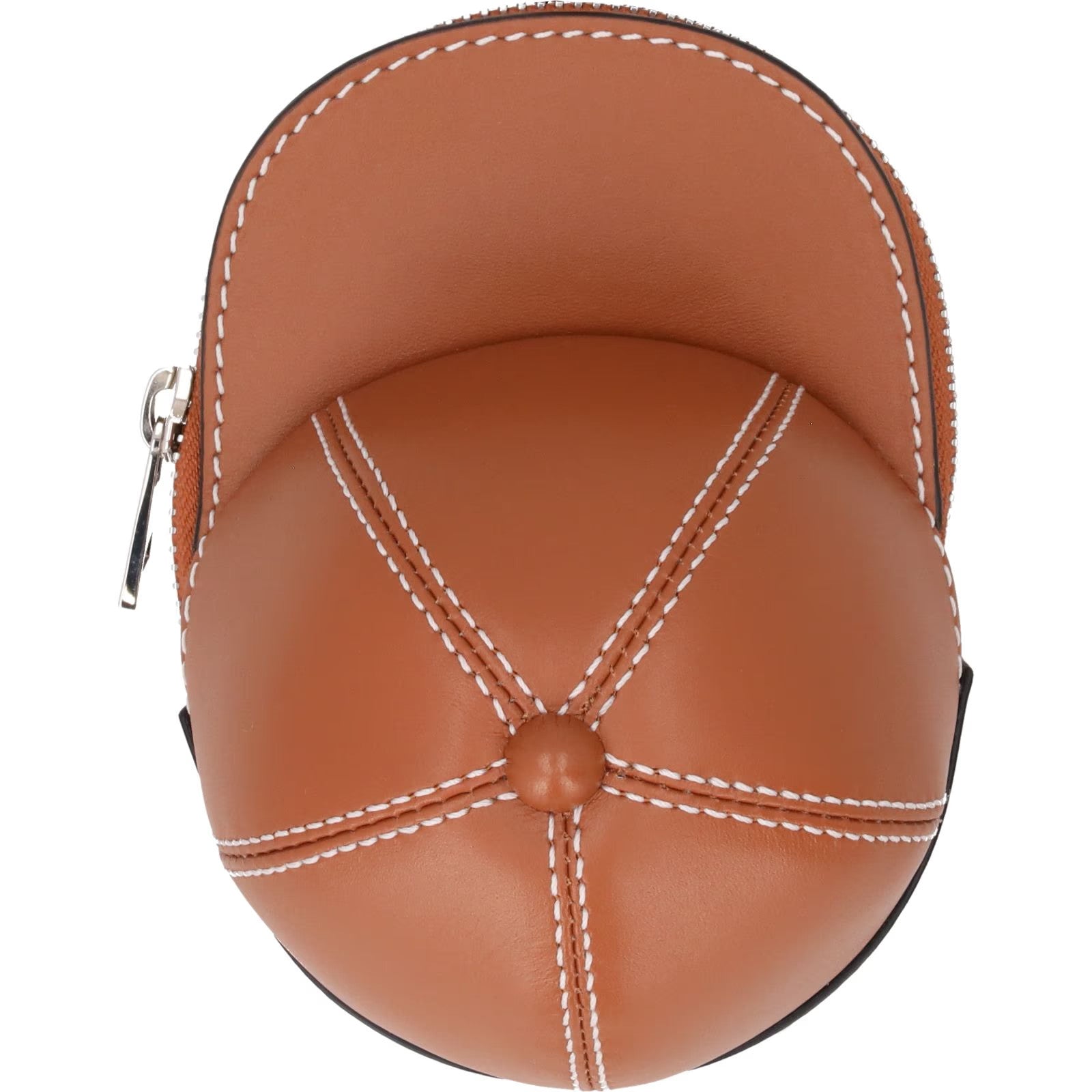 J.W. ANDERSON Womens Nano Cap Crossbody Bag Leather Pecan Size S RRP 295