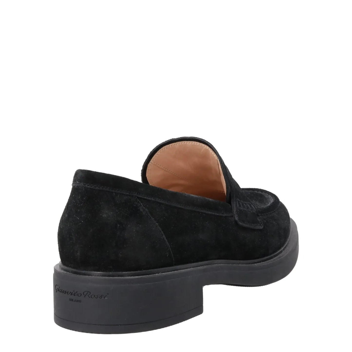 GIANVITO ROSSI Womens Harris Velour Velvet Casual Loafers Black EU 36 RRP 710 — View 6