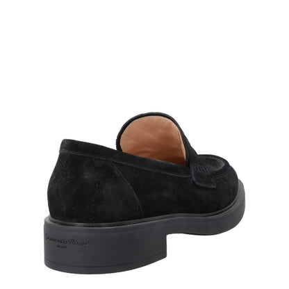 GIANVITO ROSSI Womens Harris Velour Velvet Casual Loafers Black EU 36 RRP 710 — View 6