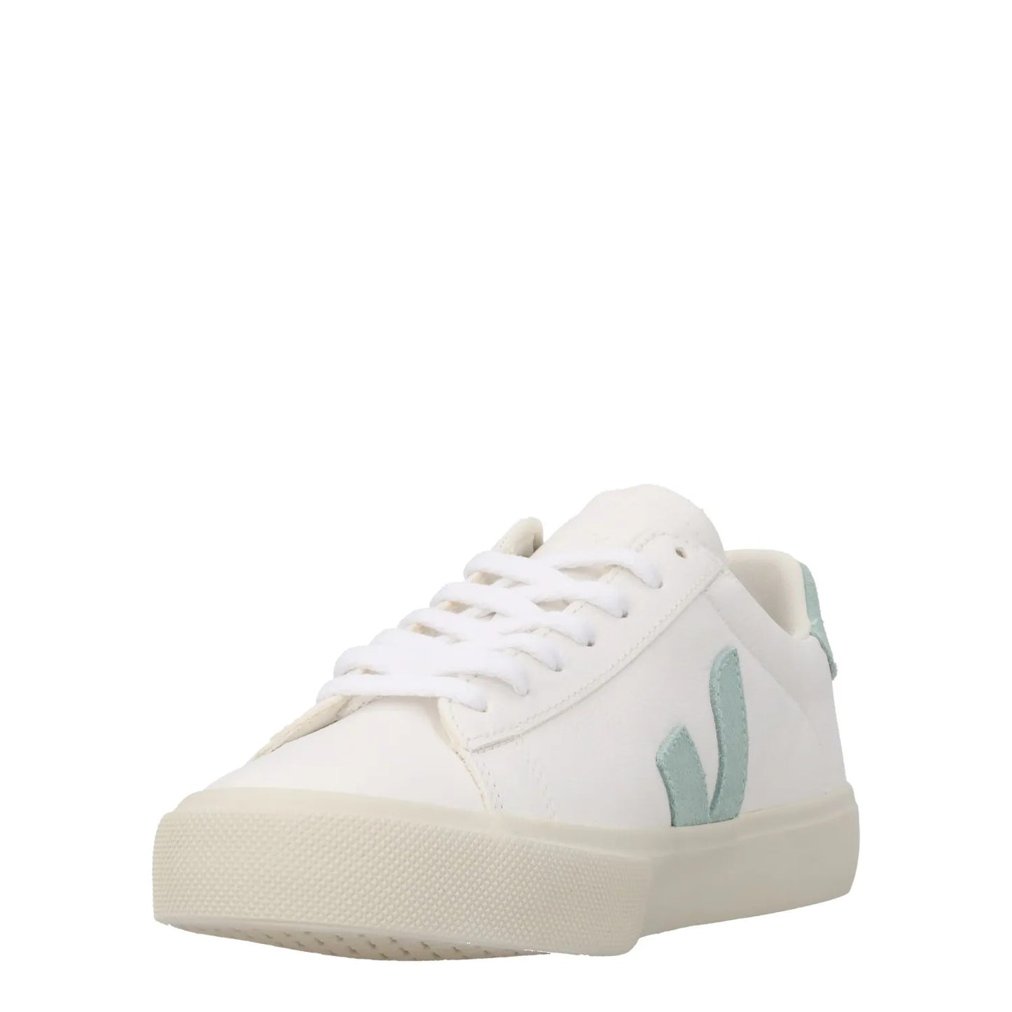 VEJA Womens Campo Matcha Trainers Leather Low Tops White Turquoise EU 34 RRP 150 — View 3
