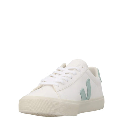 VEJA Womens Campo Matcha Trainers Leather Low Tops White Turquoise EU 34 RRP 150 — View 3