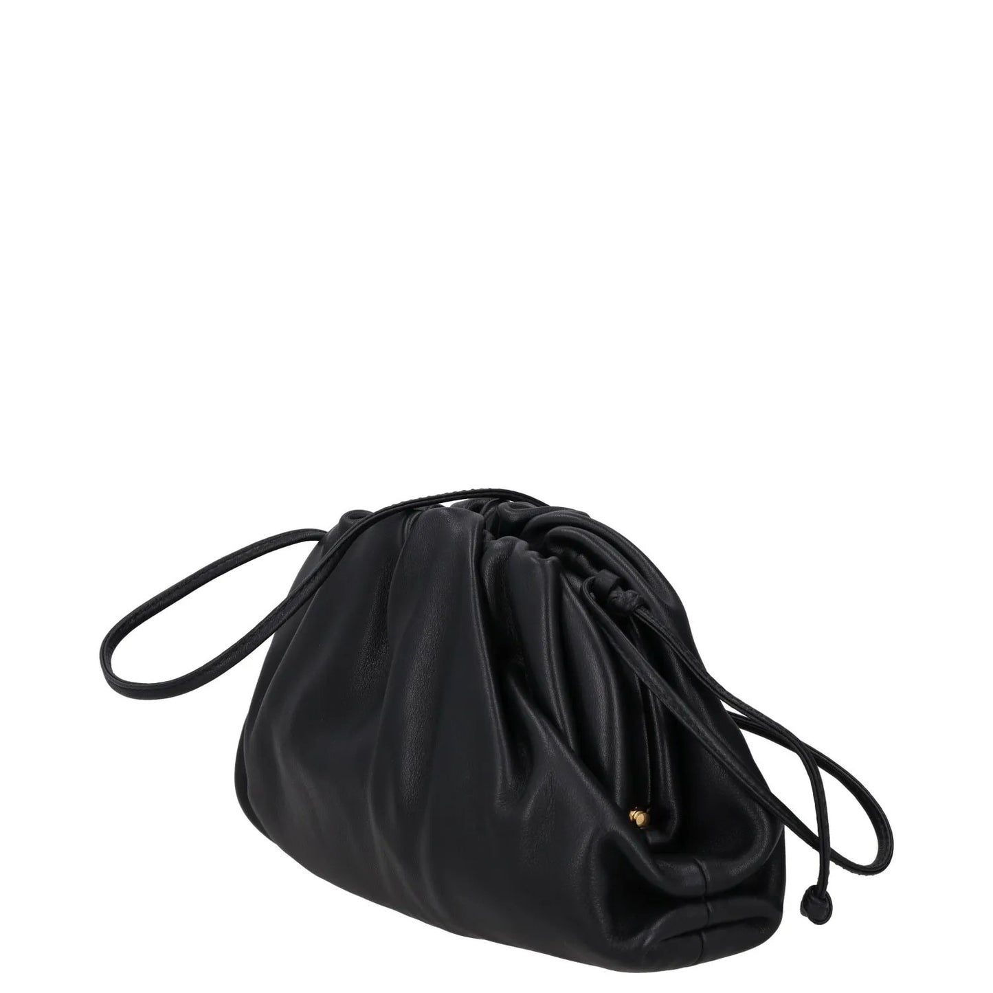 BOTTEGA VENETA Womens Mini Blois Pouch Bag Black Smooth Size S RRP 1710 — View 5