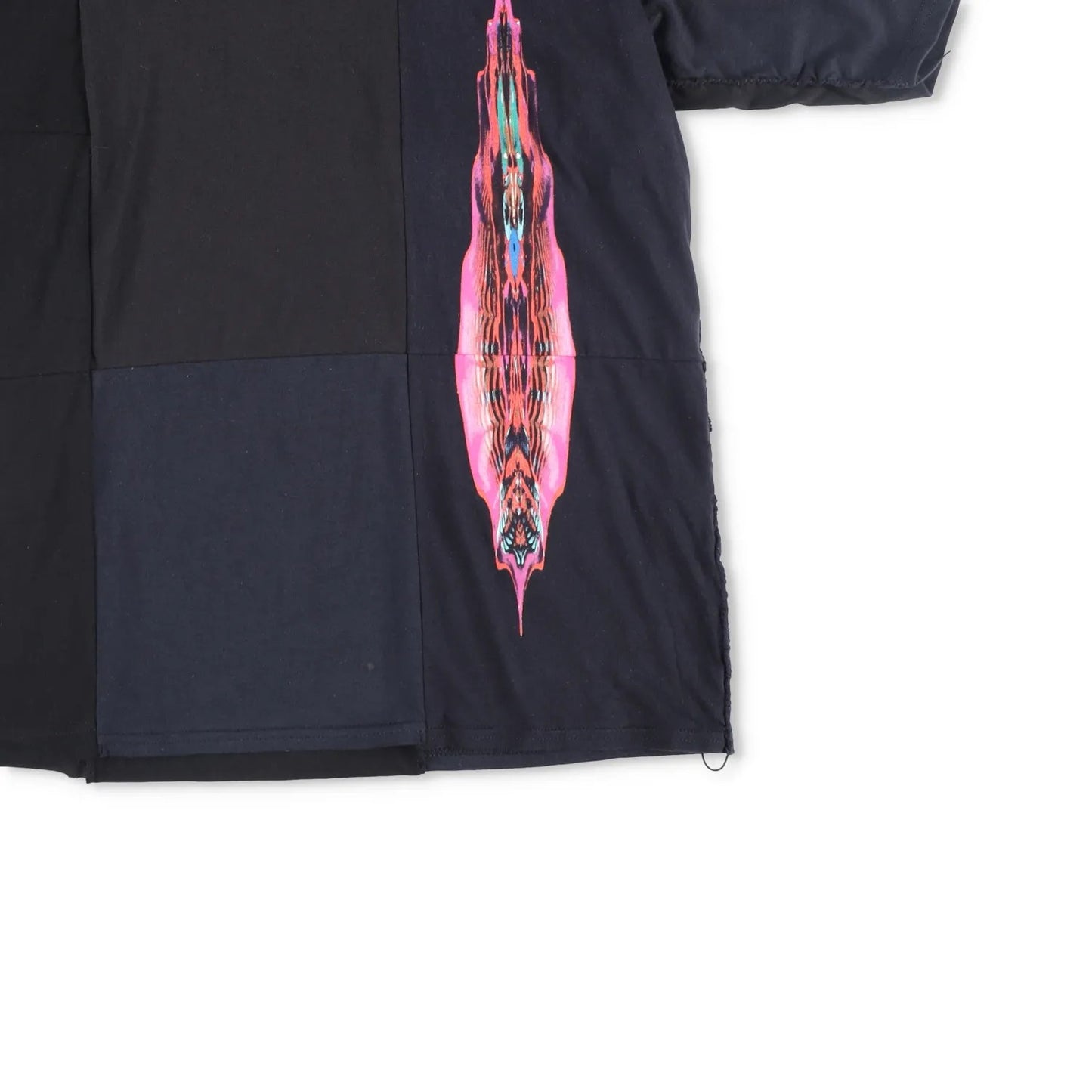 CHILDREN OF THE DISCORDANCE Mens T-Shirt Black Cotton Patchwork Size 1 RRP 180 — View 4