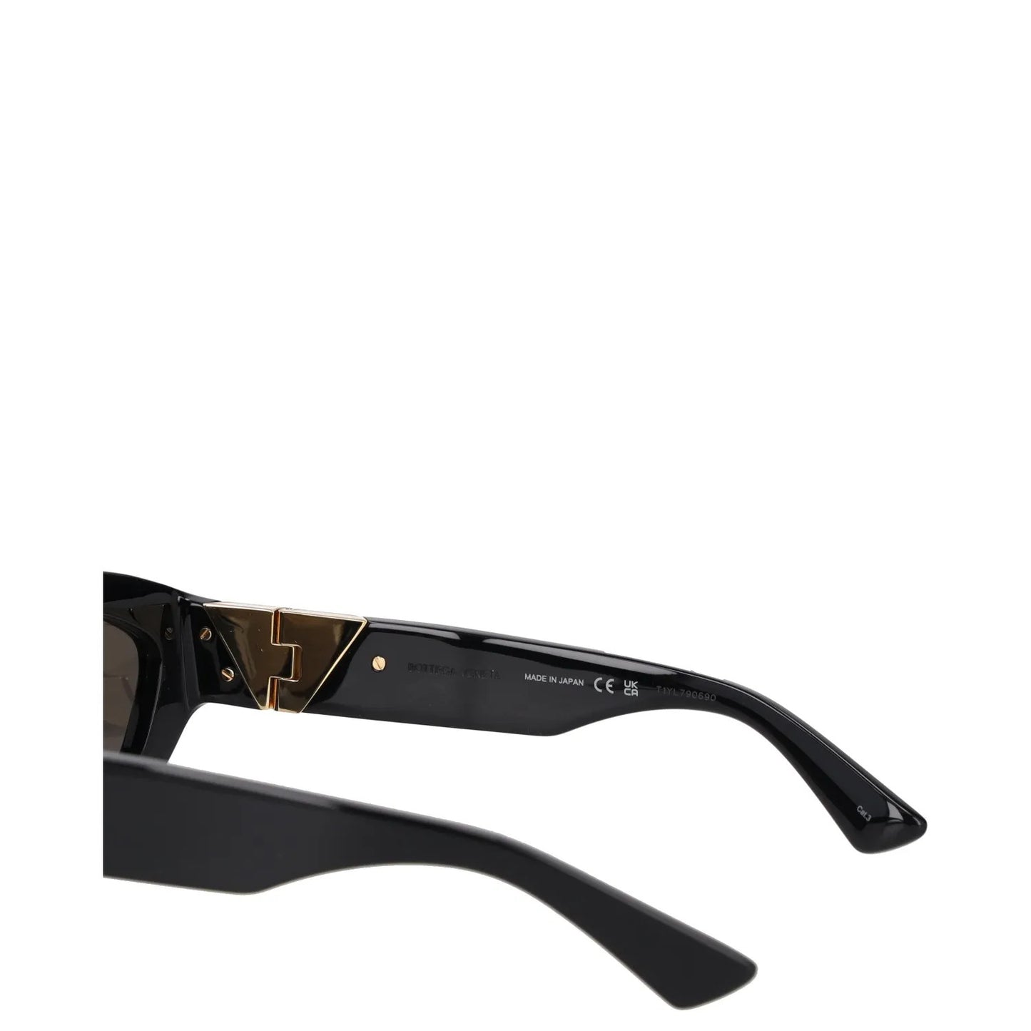 BOTTEGA VENETA Womens Sunglasses Geometric Black Acrylic Tinted Lenses OS RRP385 — View 8