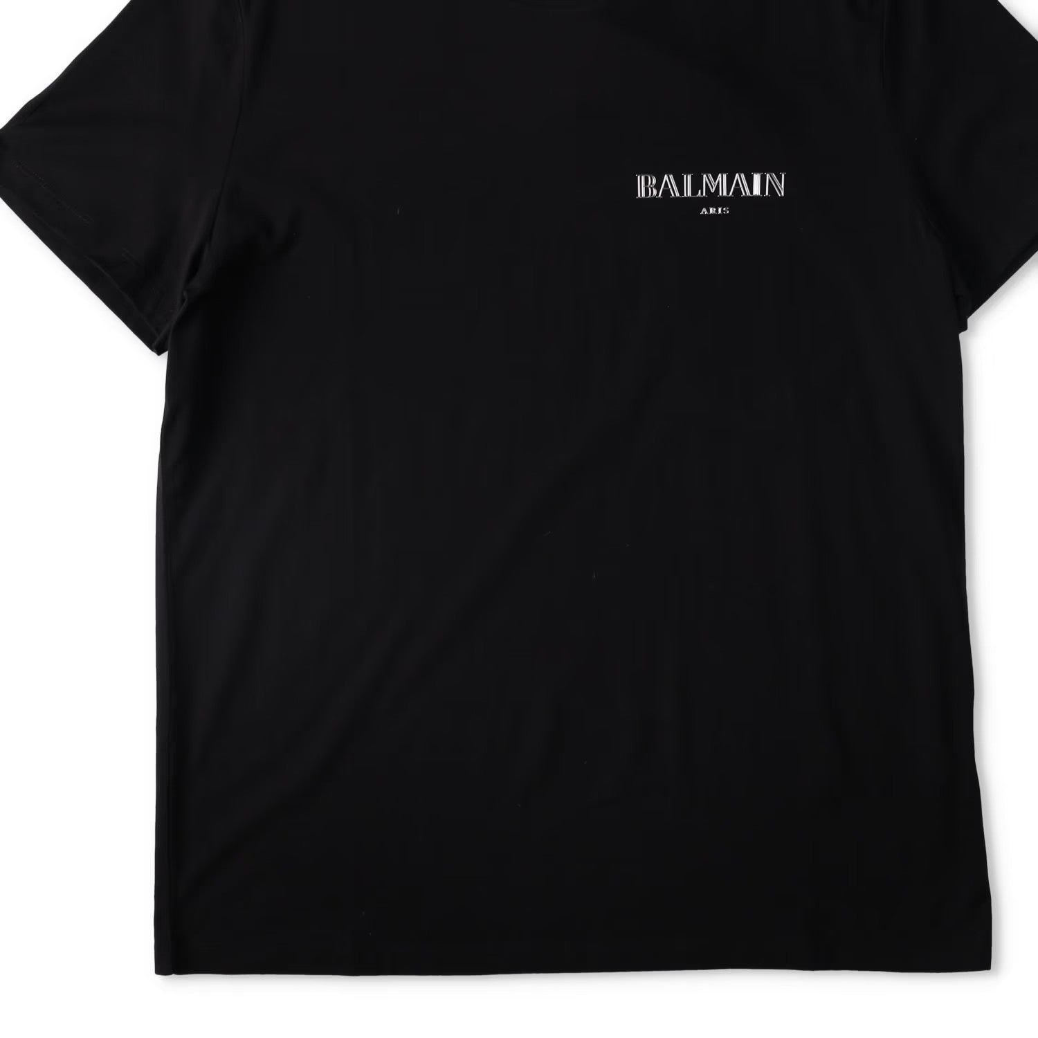 BALMAIN Mens Silver Vintage T-Shirt Classic Fit Crew Neck Short Sleeve XL RRP375 — View 2