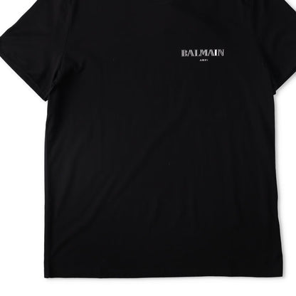 BALMAIN Mens Silver Vintage T-Shirt Classic Fit Crew Neck Short Sleeve XL RRP375 — View 2