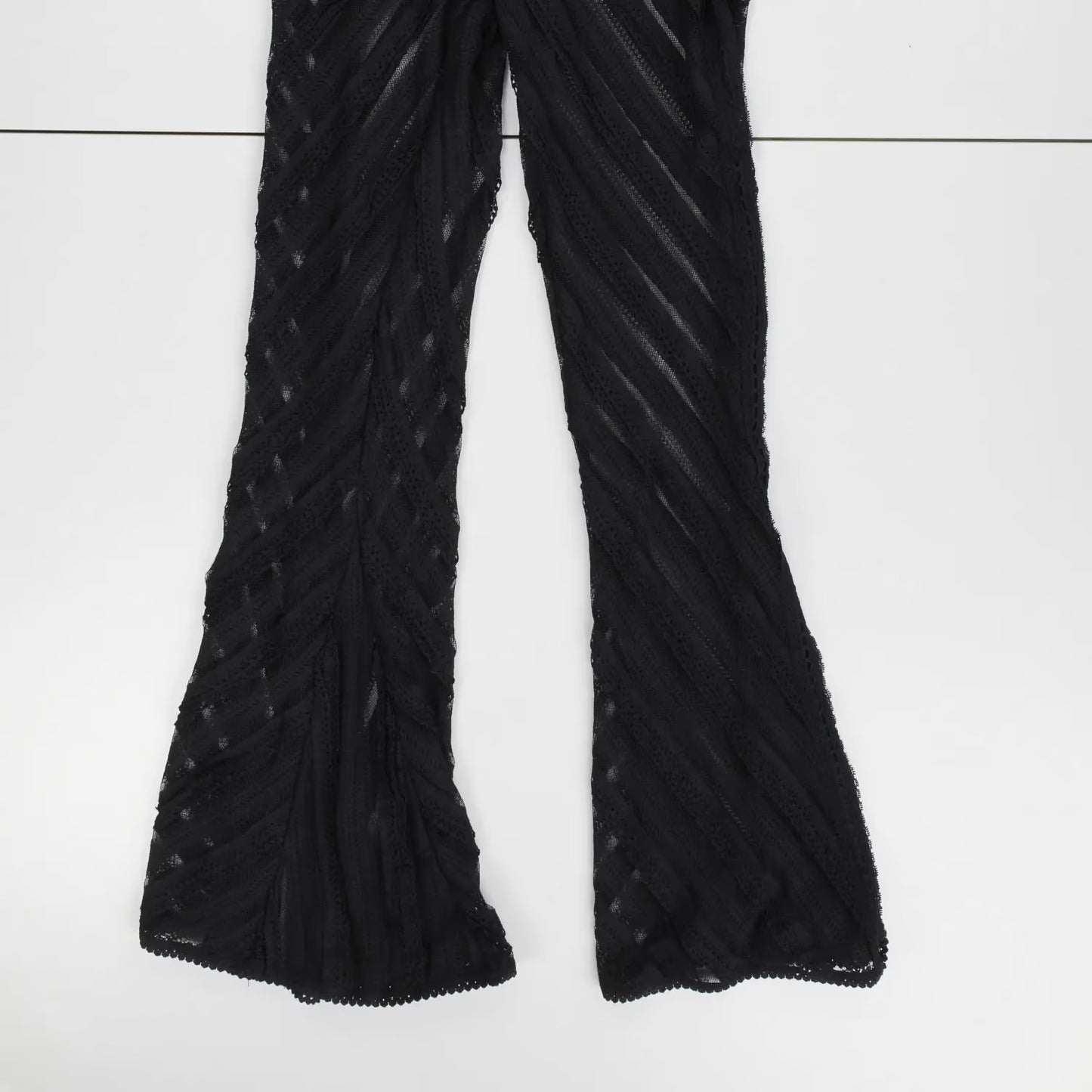 CHARO RUIZ IBIZA Womens Jumpsuit Off Shoulder Long Sleeve Black Size M RRP 425 — View 6