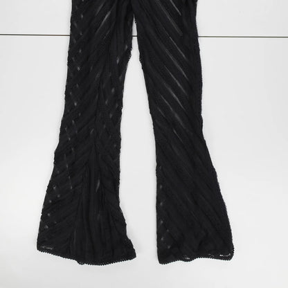 CHARO RUIZ IBIZA Womens Jumpsuit Off Shoulder Long Sleeve Black Size M RRP 425 — View 6