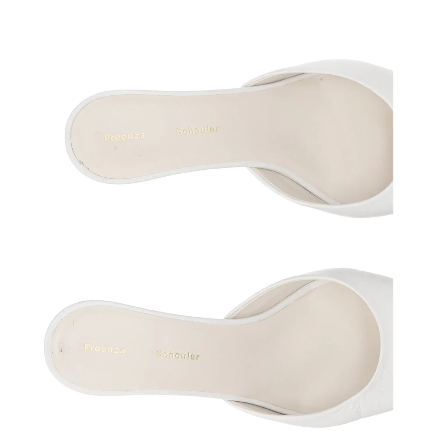 PROENZA SCHOULER Women Spike Mule Mid Pumps White Pointed Closed Toe EU38 RRP560 — View 8