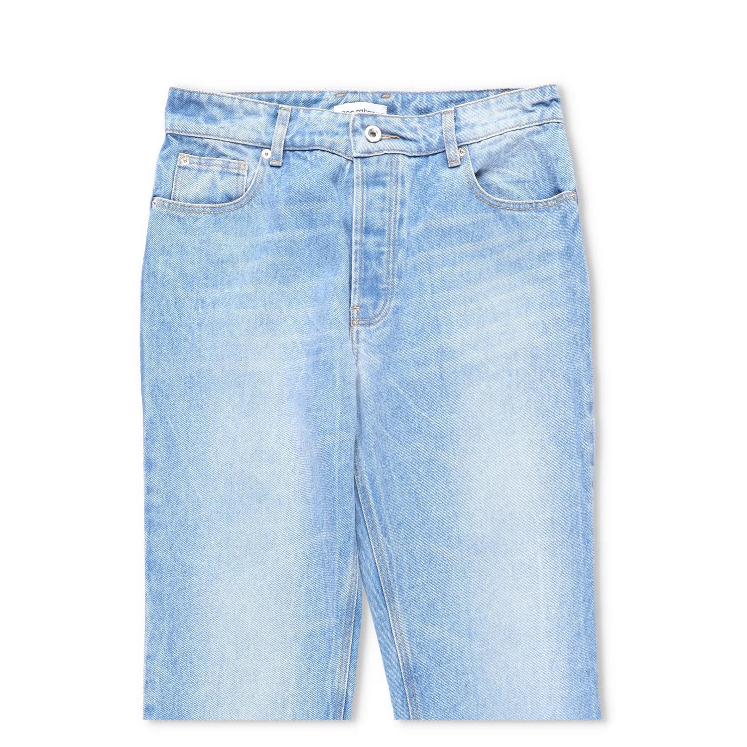 PACO RABANNE Womens Flares Bootcut Jeans Denim Light Blue Size 36 RRP 350 — View 2