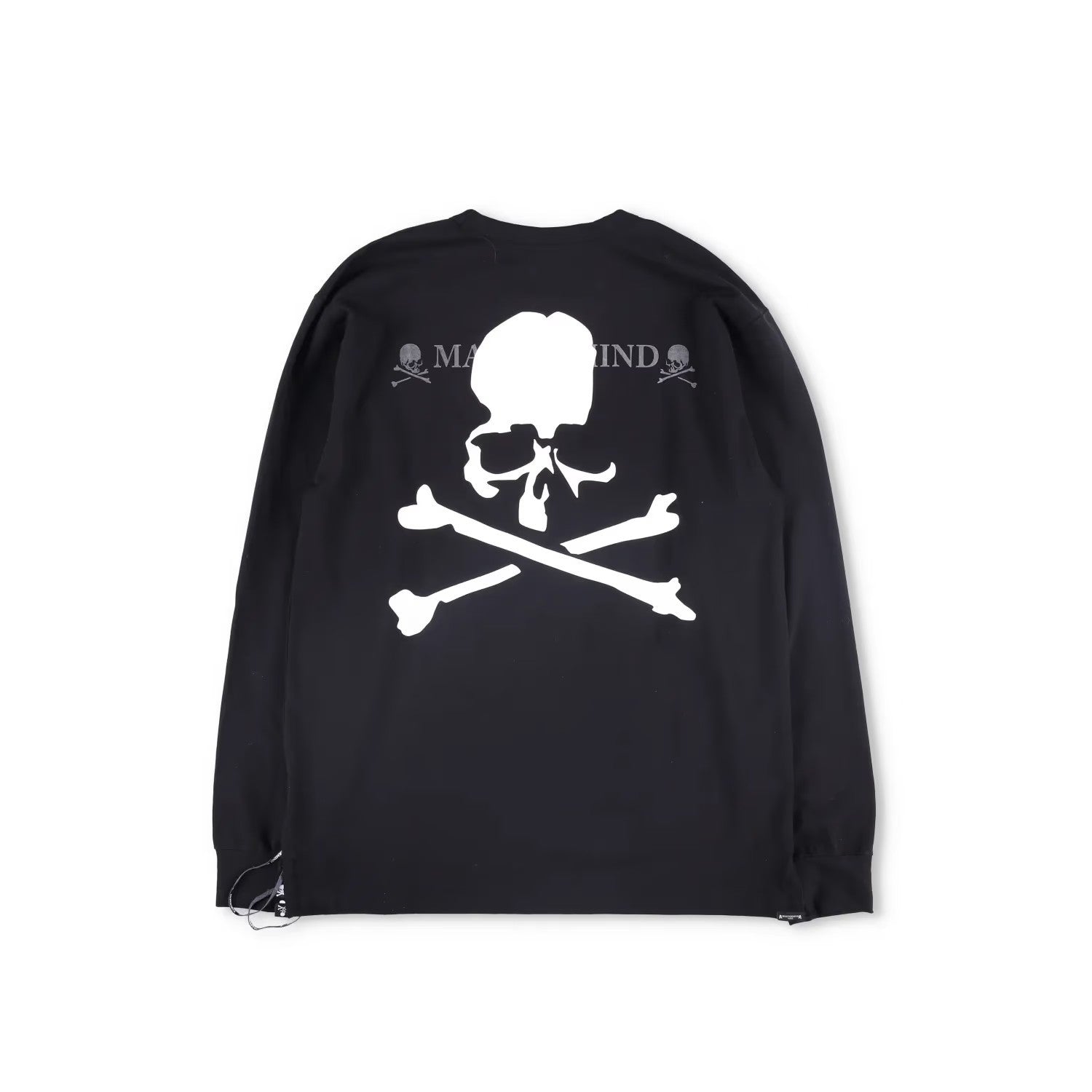 MASTERMIND Mens Jumper Cotton Black Large Print Logo Crew Neck Size L RRP 750 — View 7