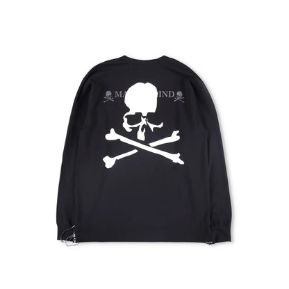 MASTERMIND Mens Jumper Cotton Black Large Print Logo Crew Neck Size L RRP 750 — View 7