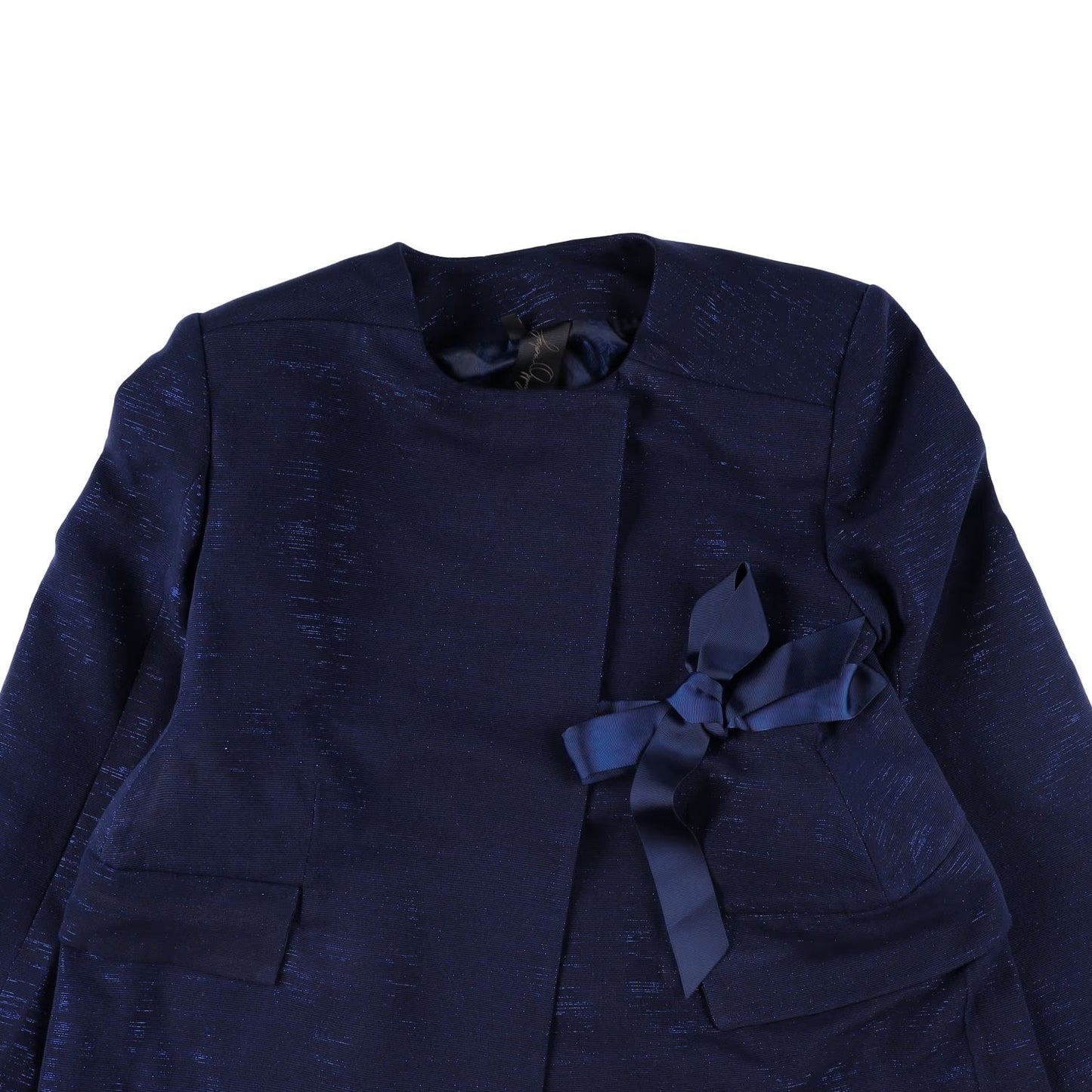 Papa Oppong Womens Shika Petiole Kente Blazer Jacket Blue Size M RRP 2065 — View 2