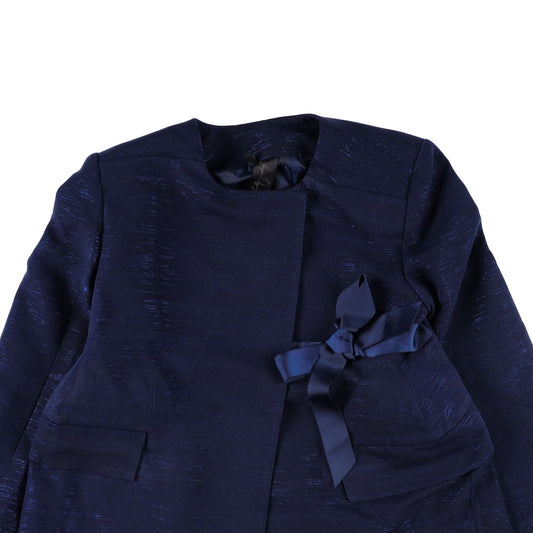 Papa Oppong Womens Shika Petiole Kente Blazer Jacket Blue Size M RRP 2065 — View 2