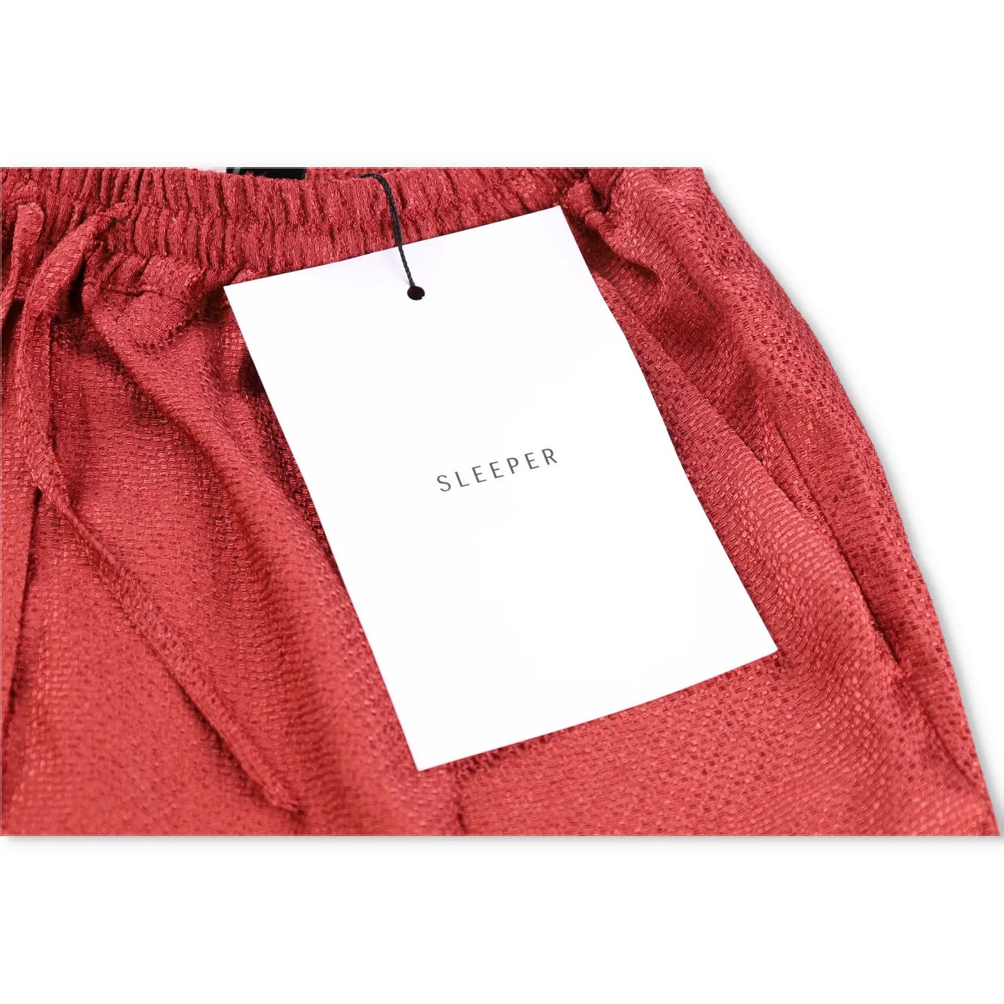 SLEEPER Women Sleeper Pastelle Oversized Jacquard Pyjama Pants Red XXS/XS RRP215 — View 6