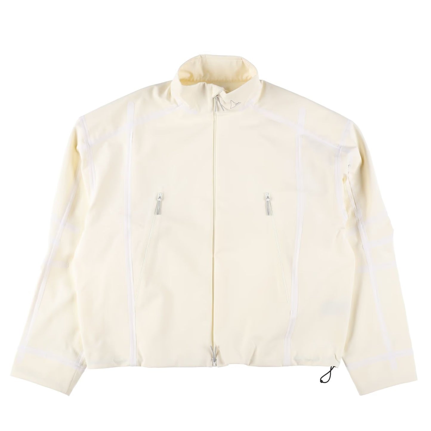 ROA Mens Softshell Jacket White High Neck Zip Front Windbreaker Size XL RRP 785
