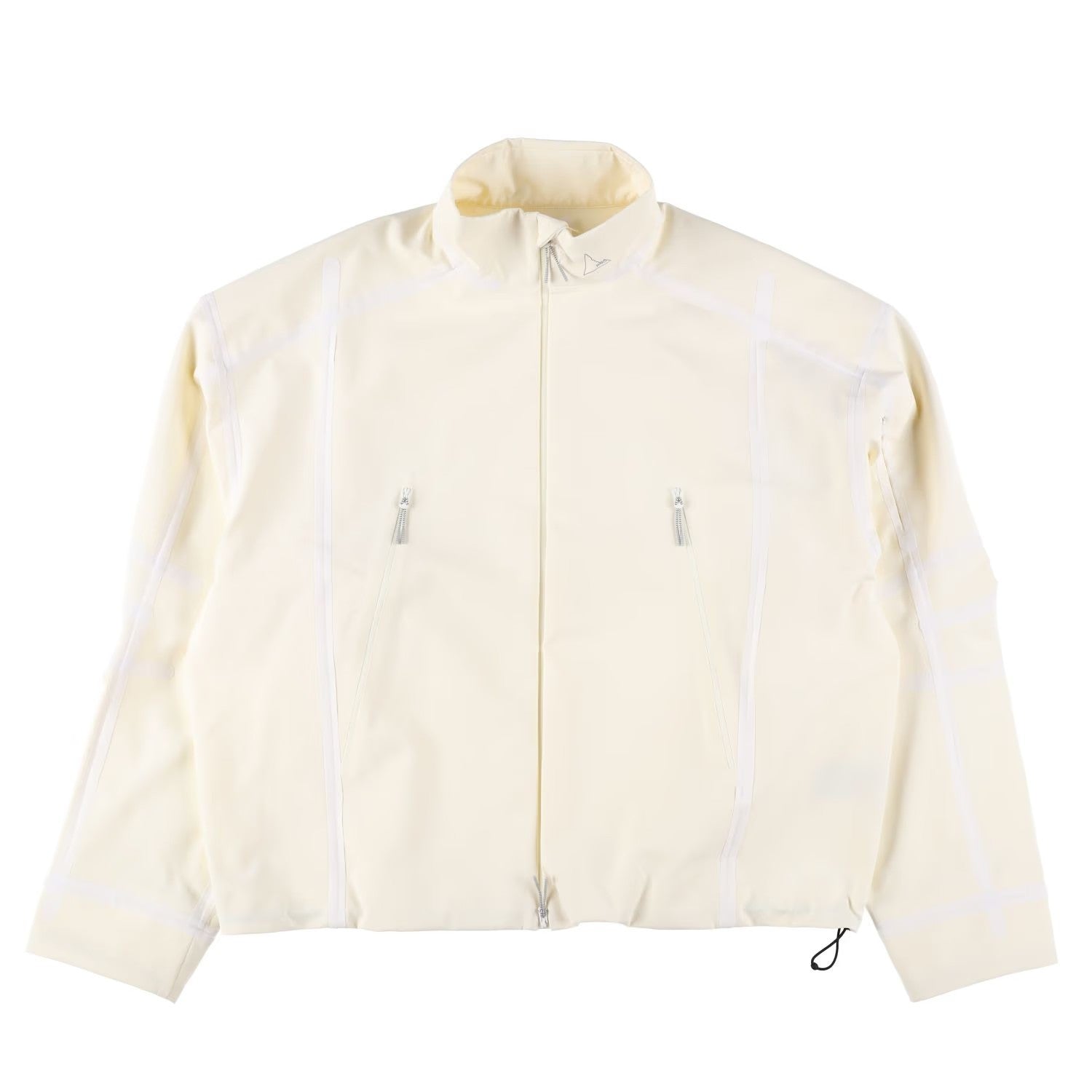 ROA Mens Softshell Jacket White High Neck Zip Front Windbreaker Size XL RRP 785