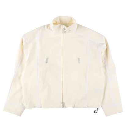 ROA Mens Softshell Jacket White High Neck Zip Front Windbreaker Size XL RRP 785