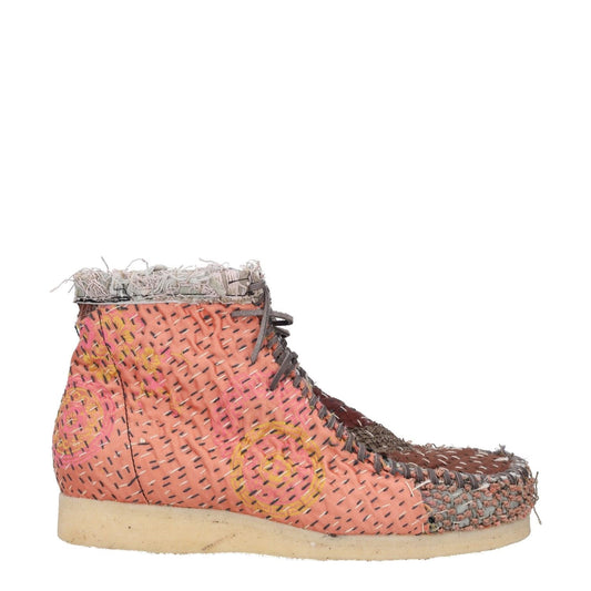 BY WALID Mens Moccasin High Top Shoes Multicoloured Leather Lace Up  UK 8 RRP700