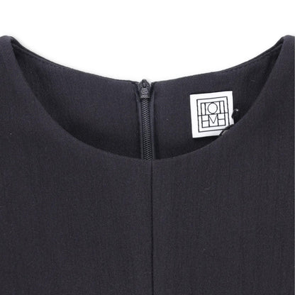 TOTEME Womens Maxi Dress Black Sleeveless Crew Neck Viscose Blend XS RRP 350 — View 7