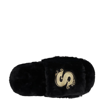 SACAI Womens Hotel Slippers Synthetic Casual Black Faux Fur EU 36 RRP 460 — View 9