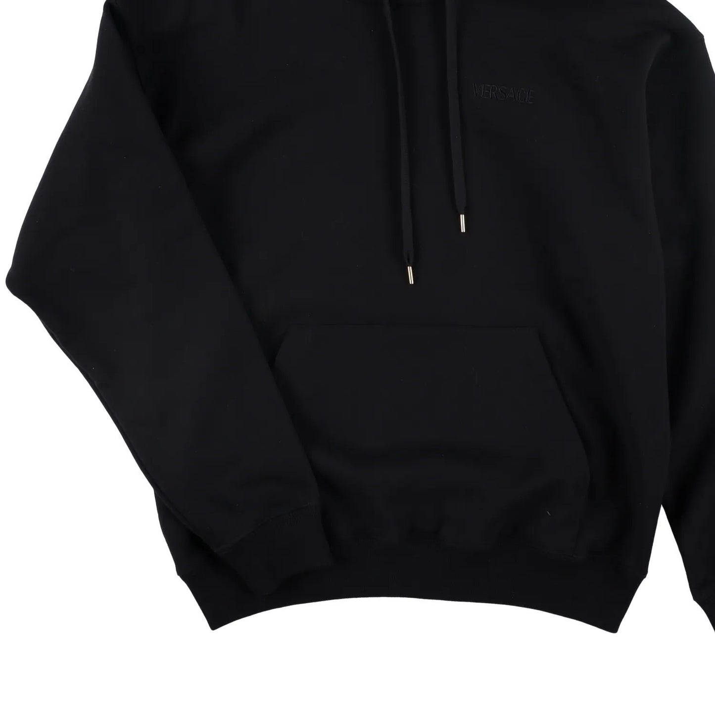 VERSACE Mens Sweatshirt Brushed Sweat Fabric Versace Embroidery Black S RRP 885 — View 7