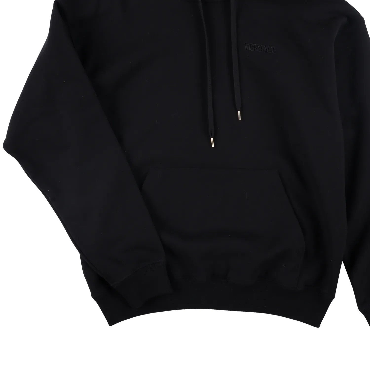 VERSACE Mens Sweatshirt Brushed Sweat Fabric Versace Embroidery Black S RRP 885 — View 7