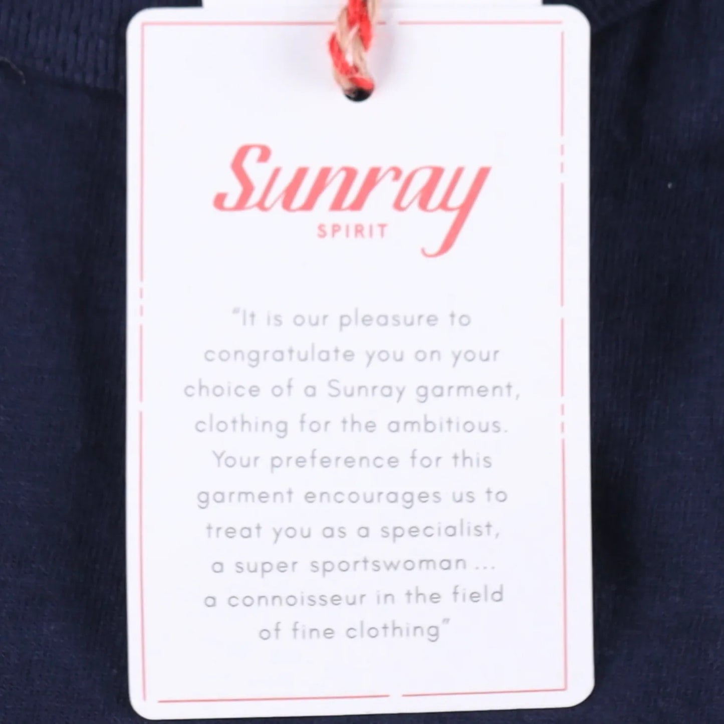 Sunray Mens T-Shirt Navy Blue Crew Neck Short Sleeve Cotton Size 3 RRP 65 — View 6
